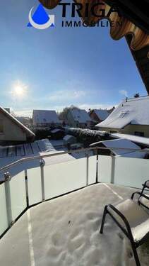 Blick vom Balkon am Wohnzimmer - 