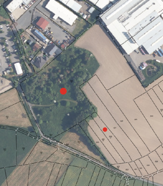Luftbild - Landwirtschaftliche Flächen in Sonneberg