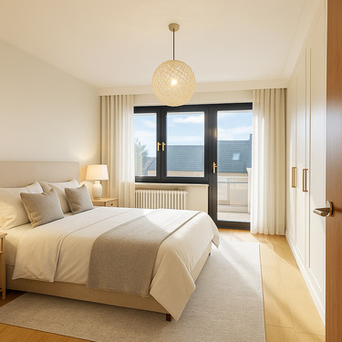 Schlafzimmer (Digital Staging) - 