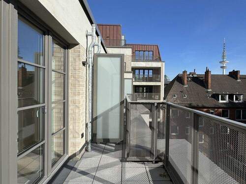 SÜD-DACHTERRASSE - 4-ZIMMER-NEUBAUWOHNUNG IM HERZEN DER SCHANZE - WILLKOMMEN IM SCHANZENKIND