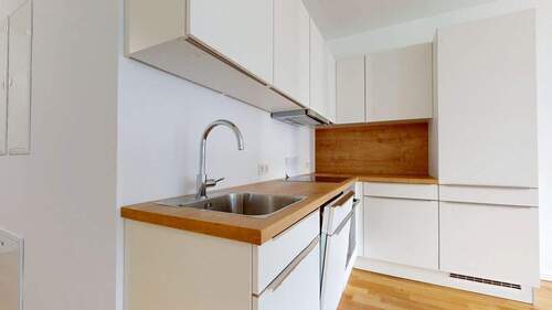 Einbaukuche (1) - Etagenwohnung mit 50,10 m² in Frankfurt am Main zum Kaufen