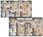 Grundriss_Einfamilienhaus_Aura_125_EG_Mehrgenerati - 7 Zimmer Mehrfamilienhaus, Wohnhaus in Güstrow