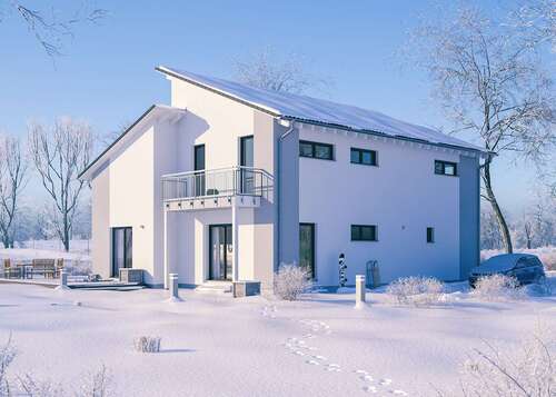 Hausansicht - Einfamilienhaus mit 245,00 m&sup2; in Neukieritzsch zum Kaufen