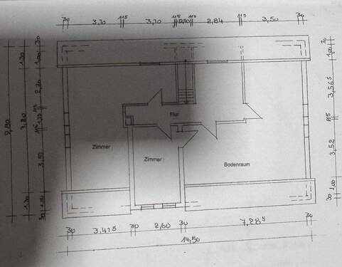 Seitenansicht möglicher Neubau - 