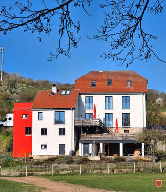 Balkonansicht - Komfortables naturnahes Wohnen im Feriendorf ZwergenLiebenau