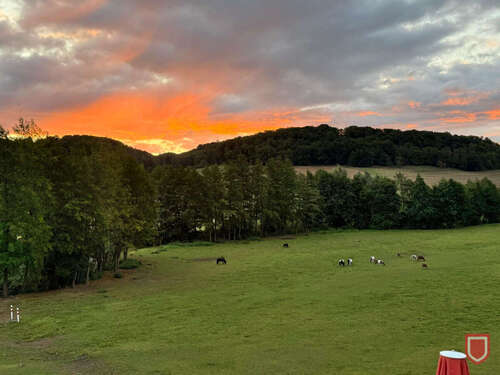 Blick auf den Sonnenaufgang - 7 Zimmer Einfamilienhaus in Liebenau / Zwergen