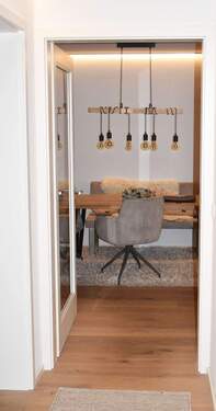 Blick von der Diele - Etagenwohnung mit 79,00 m&sup2; in Miesbach zum Kaufen