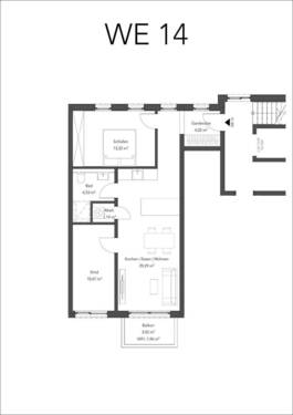 Bild 2 - 3 Zimmer Etagenwohnung in Aschaffenburg