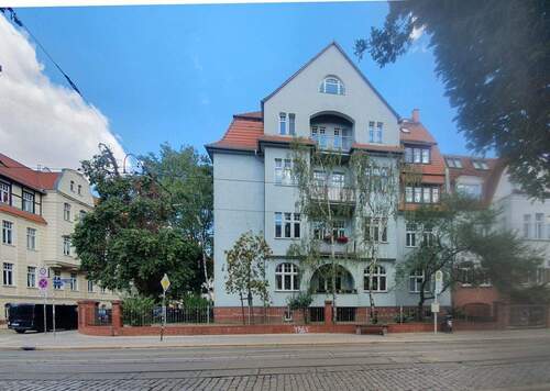 Hausansicht - 2 Zimmer Etagenwohnung in Halle/Saale