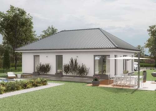 Hausansicht - 3 Zimmer Bungalow in Geithain
