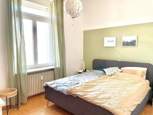 Schlafzimmer - Etagenwohnung mit 108,00 m&sup2; in Frankfurt am Main zur Miete