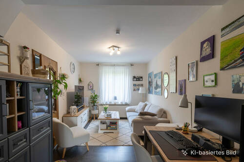 Wohnzimmer - 4 Zimmer Reihenmittelhaus zum Kaufen in Rommerskirchen