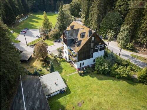 Rückansicht - 2 Zimmer Hotel, Pension, Gasthof in Grünhain-Beierfeld OT Waschleithe