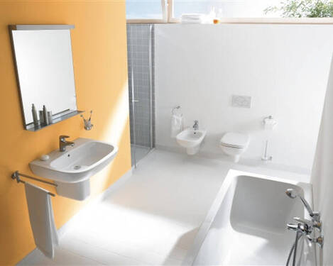 Visualisierung Badezimmer - Etagenwohnung mit 79,10 m² in Fischbach zum Kaufen