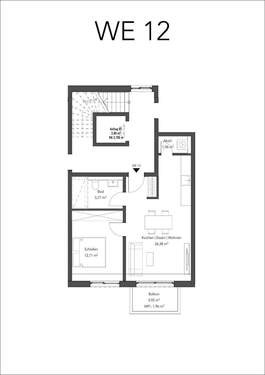 Bild 2 - 2 Zimmer Etagenwohnung in Aschaffenburg