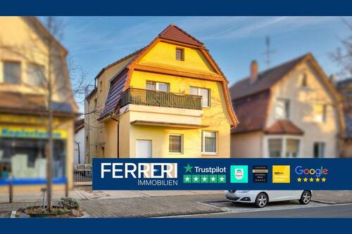 Ferreri Immobilien - Mehrfamilienhaus (3 Wohnungen, vermietet) in Rüsselsheim ++ Nahe Bahnhof, Hochschule, Innenstadt ++