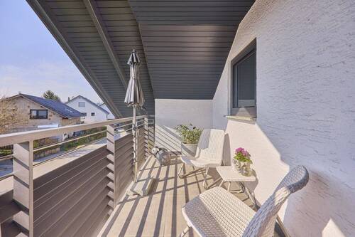 Sonnige Loggia Dachgeschoss - 