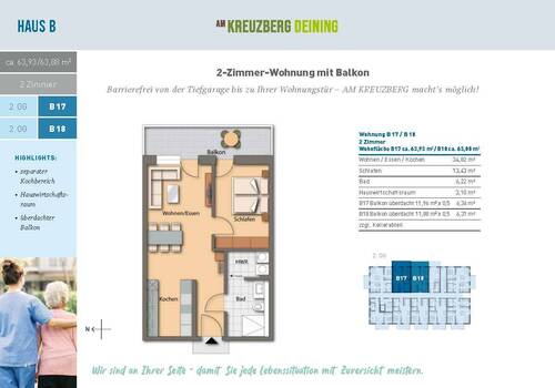 Wohnung B18 - 
