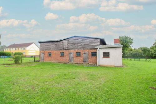 Giebelansicht Scheune - 