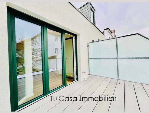 West Balkon - TOWNHOUSE NORDERNEY - mit FeWo Studio am Nordbadestrand Sonnenbalkon + Garten