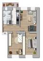 Grundriss - 3 Zimmer Etagenwohnung in Plauen