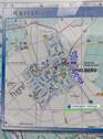 Lage in Spielberg / Aushang Haltestelle - 