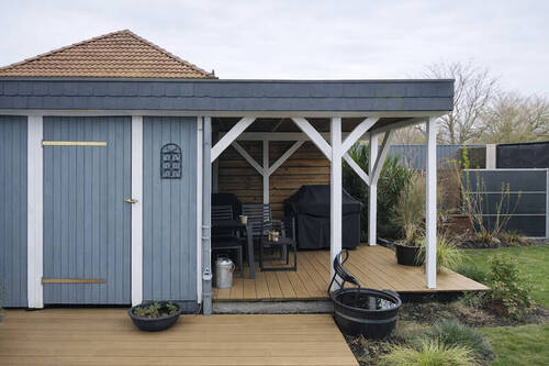 überdachte Terrasse - 