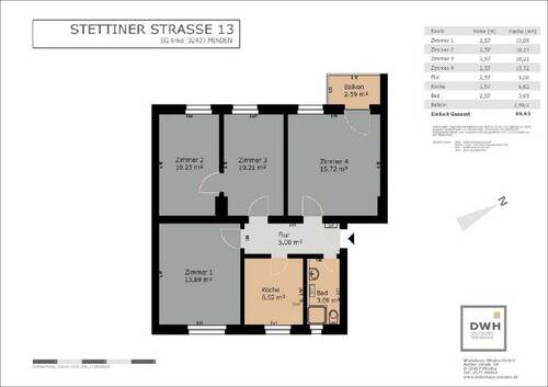 VE 26038 Stettiner Str 13 EG li - 