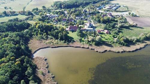 Luftbild Federow am Hofsee - Hotel, Pension, Gasthof in Kargow / Federow zum Kaufen