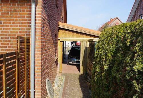 Einzel-Carport mit Durchgang - 