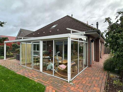 Rückansicht - 4 Zimmer Bungalow zum Kaufen in Ostrhauderfehn