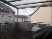 Balkon mit Überdachung - 
