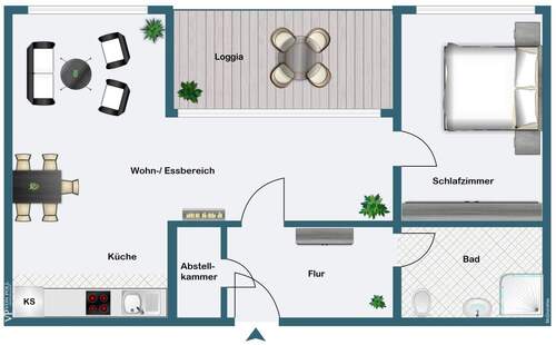 2. Obergeschoss - 
