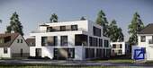 Schrägansicht - Neubau in Burg - 3-Zimmer-Eigentumswohnung mit Terrasse im Effizienzhaus 55