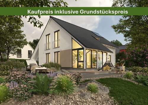 Bodensee-129-Wintergarten-Garten-Elegance - Mit Grundstück: INKLUSIVE Wintergarten & Carport: Massivhaus in Dörnberg