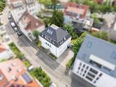 Drohne von oben rechts - 3 Zimmer Etagenwohnung zum Kaufen in Stuttgart