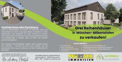 Plakat Neu - Reihenmittelhaus mit 145,00 m&sup2; in München zum Kaufen