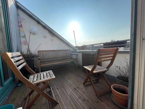 Bild 1 - 3-Zimmer-Dachgeschosswohnung mit Balkon und Stellplatz in Schleußig!