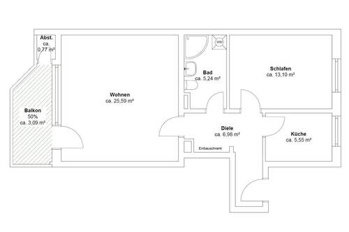 Sehr gute Raumaufteilung - 