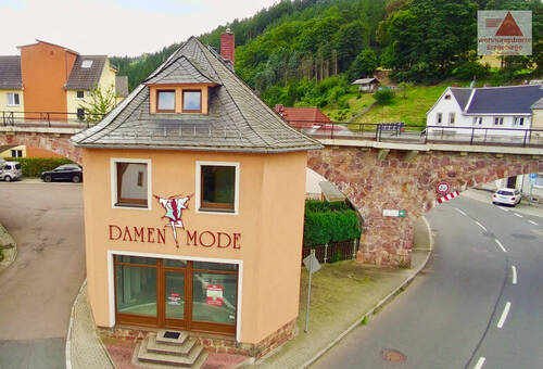 Hausansicht - Einfamilienhaus mit Gewerbemöglichkeit in Dippoldiswalde OT Schmiedeberg zu verkaufen!