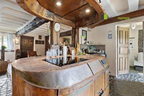 kupfergeschmiedete Küchenzeile - 