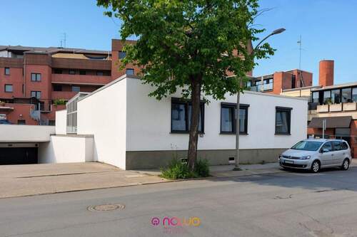 Aussenansicht - (KI generiert) - Wohnen und Arbeiten unter zwei Dächern auf einem Grundstück - mitten in Braunschweig!