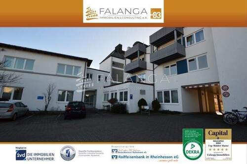 Außenansicht Rückseite - Titelbild - FALANGA IMMOBILIEN - Schicke & super gemütliche 2-Zimmer Wohnung in zentraler Mombacher Lage!