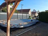 Im Bau befindliche Poolanlage - 