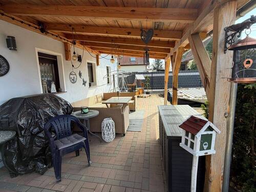 Terrasse - 7 Zimmer Einfamilienhaus zum Kaufen in Falkenberg