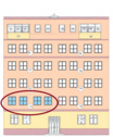 Position 1.OGre WE 13 - 300 m vom Boxhagener und 4 km vom Alexander Platz