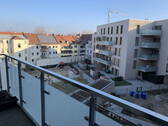 Balkon, Blick in den Garten - Etagenwohnung mit 87,00 m&sup2; in Nürnberg zur Miete