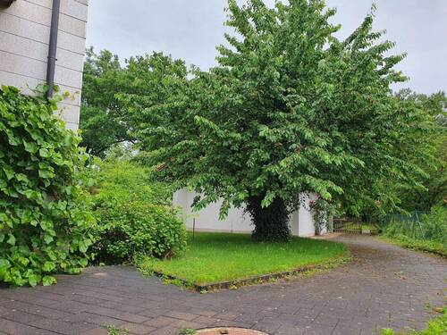 Ansicht Einfahrt Garten. - 5 Zimmer Mehrfamilienhaus, Wohnhaus in Waldkraiburg