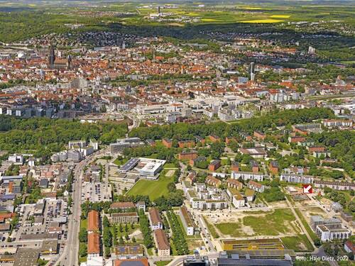 Luftbild - 3 Zimmer Etagenwohnung in Neu-Ulm