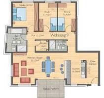 TOP Grundriss 4,5 Zimmer und fantastisches Bad - Herrenberg